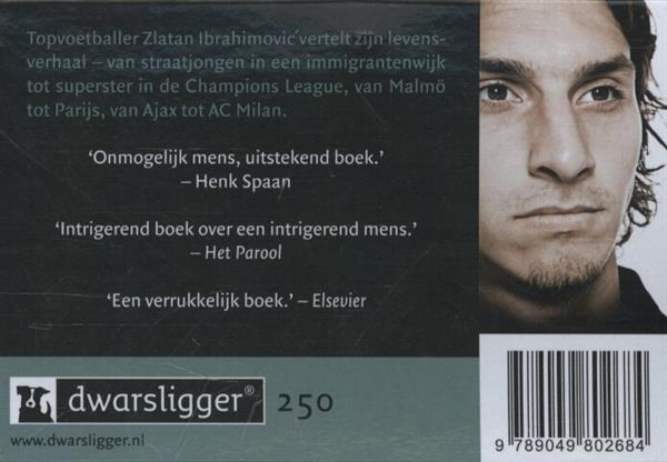 Grote foto ik zlatan dwarsligger 250 boeken hobby en vrije tijd