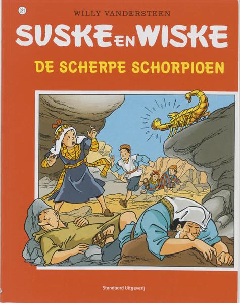 Grote foto de scherpe schorpioen suske en wiske 231 boeken stripboeken