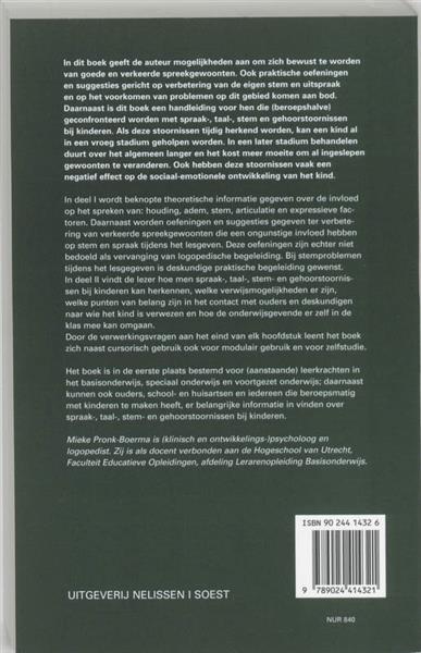 Grote foto logopedie voor onderwijsgevenden pm reeks boeken studieboeken