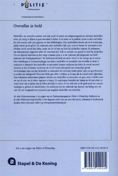 Grote foto overvallen in beeld politiewetenschap nr. 90 boeken overige boeken