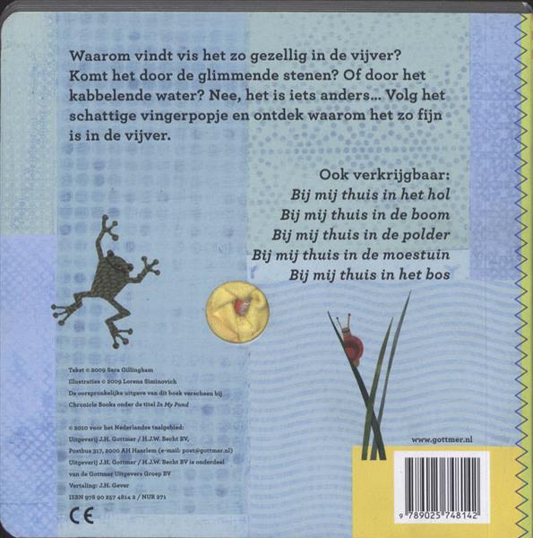 Grote foto bij mij thuis in de vijver bij mij thuis boeken jeugd 13 jaar en ouder