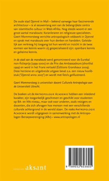 Grote foto in de stad van de marabouts antropologie academie boeken politiek en maatschappij