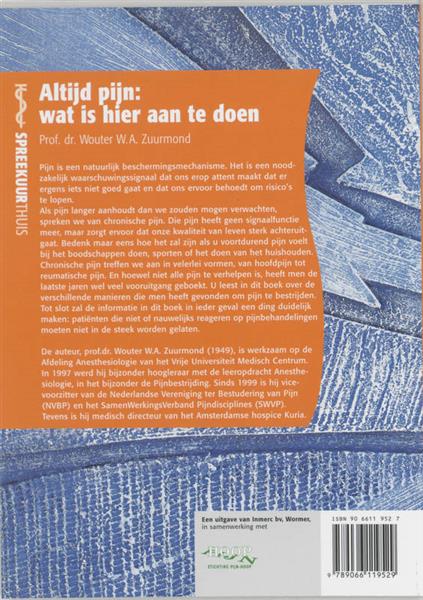Grote foto altijd pijn wat is hier aan te doen spreekuur thuis boeken overige boeken