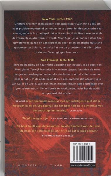 Grote foto de acht boeken thrillers