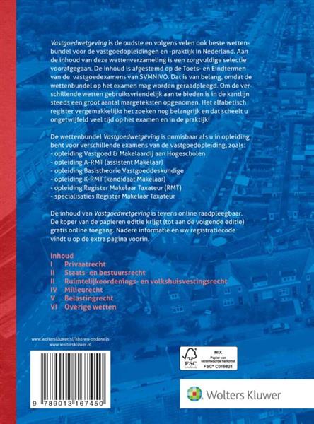 Grote foto vastgoedwetgeving 2022 2023 boeken overige boeken