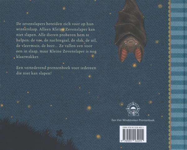 Grote foto kleine zevenslaper kan niet slapen een vier windstreken prentenboek boeken overige boeken