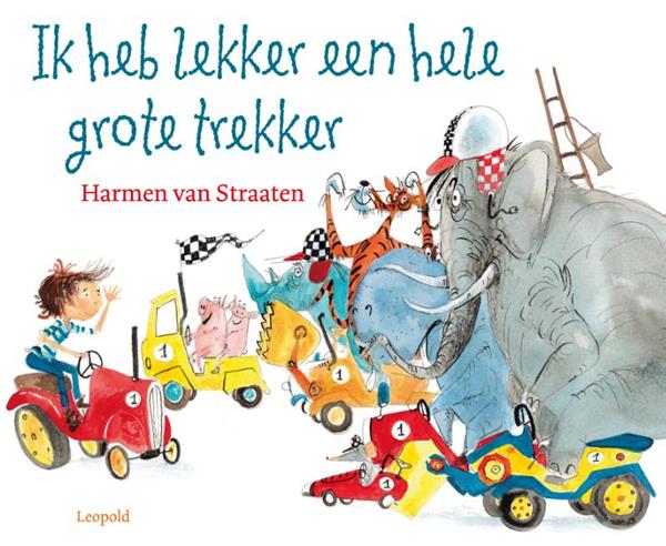 Grote foto ik heb lekker een hele grote trekker boeken overige boeken