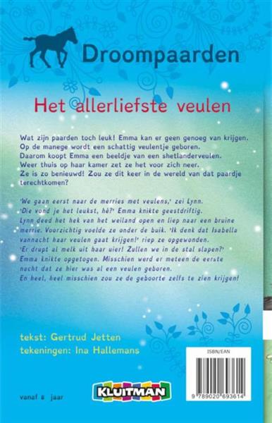 Grote foto droompaarden. het allerliefste veulen dyslexie droompaarden boeken jeugd 13 jaar en ouder