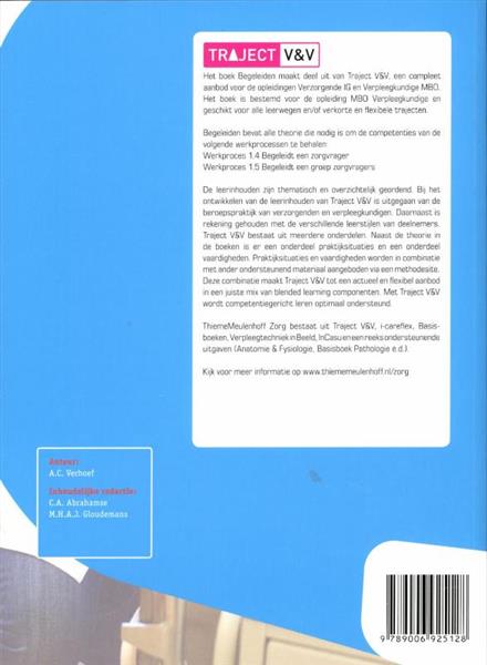 Grote foto traject zorg begeleiden niveau 4 traject v v boeken overige boeken