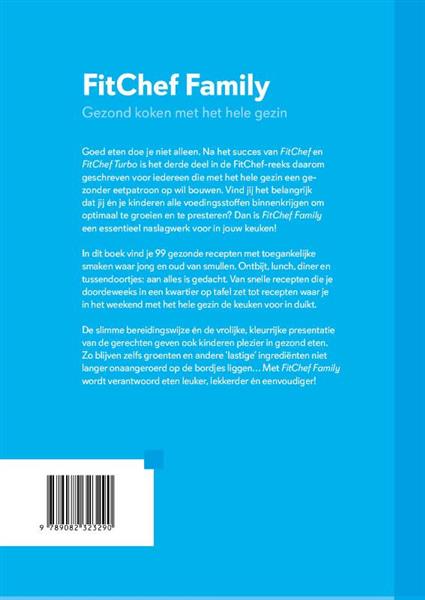 Grote foto fitchef family fitchef 3 boeken kookboeken