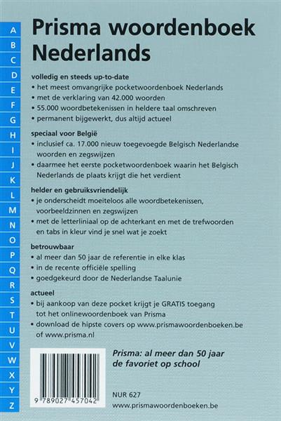 Grote foto prisma woordenboek nederlands be boeken woordenboeken