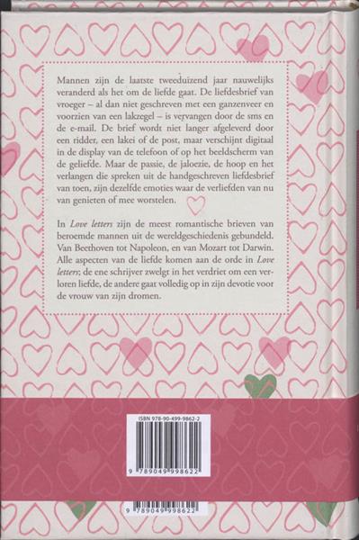 Grote foto love letters boeken literatuur