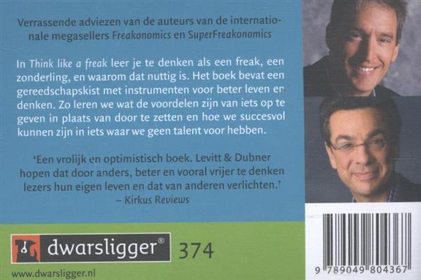 Grote foto think like a freak boeken overige boeken