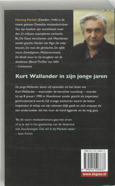 Grote foto de jonge wallander inspecteur wallander reeks boeken thrillers