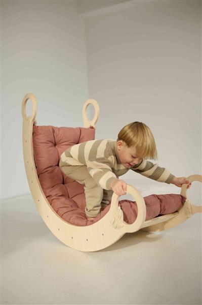 Grote foto houten klimboog l rocker naturel l kinderen en baby overige