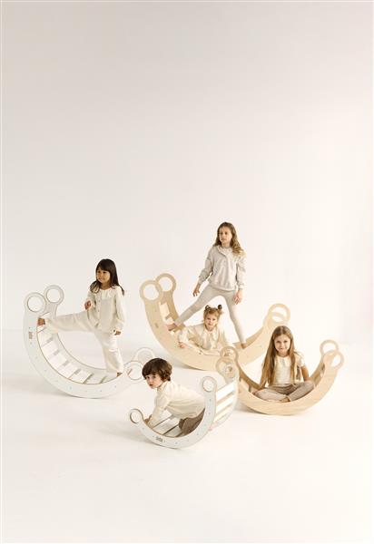 Grote foto houten klimboog s rocker naturel s kinderen en baby overige
