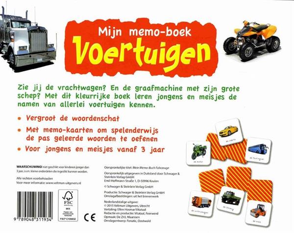 Grote foto mijn memoboek voertuigen boeken overige boeken
