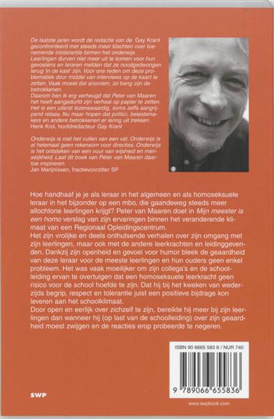 Grote foto mijn meester is een homo boeken studieboeken