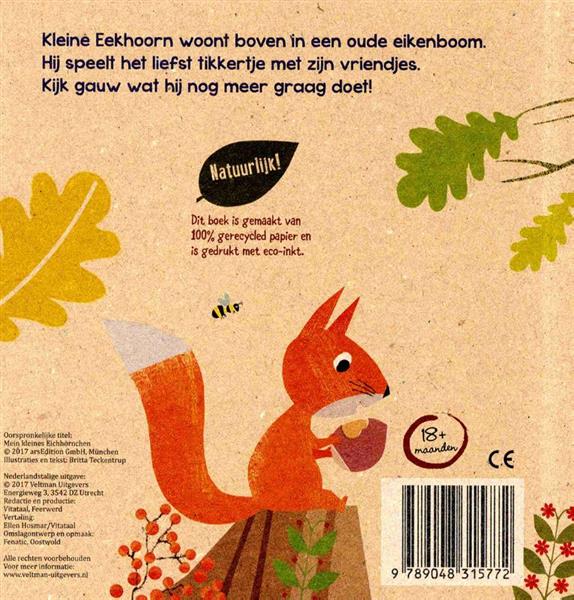 Grote foto mijn kleine eekhoorn natuurlijk boeken jeugd 13 jaar en ouder