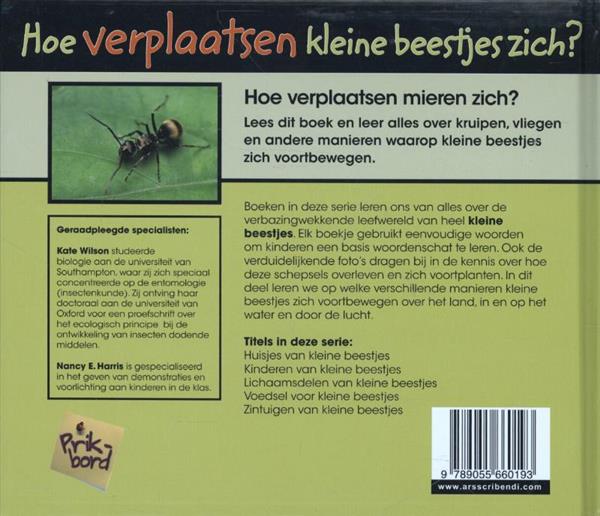 Grote foto prikbord hoe verplaatsen kleine beestjes zich boeken overige boeken