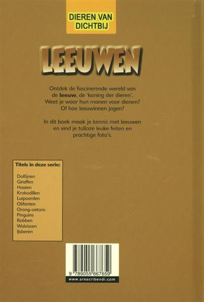 Grote foto leeuwen dieren van dichtbij boeken overige boeken