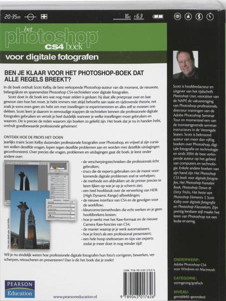 Grote foto het photoshop cs4 boek voor digitale fotografen boeken informatica computer
