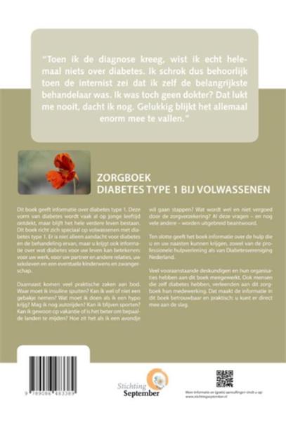 Grote foto zorgboek diabetes type 1 bij volwassenen zorgboek boeken gezondheid en voeding