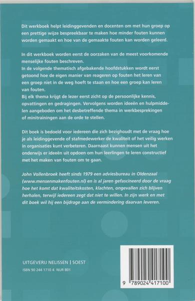 Grote foto werkboek foutenmanagement pm reeks boeken overige boeken