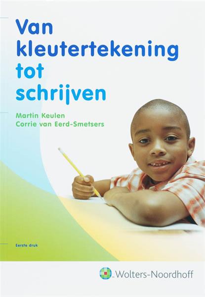 Grote foto van kleutertekening tot schrijven boeken studieboeken