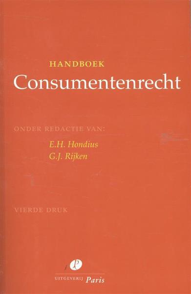 Grote foto handboek consumentenrecht boeken wetenschap
