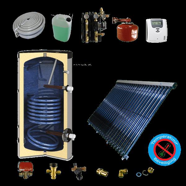 Grote foto tapwater zonneboiler 200l prisma pro 24 prijsbewust samengesteld 5 meter dn16 dubbel ht ge soleerd doe het zelf en verbouw geisers en boilers