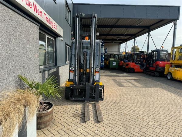 Grote foto jungheinrich efg430k heftruck triplo 650 freelift sideshift 4e functie elektrisch accu 2016 agrarisch heftrucks