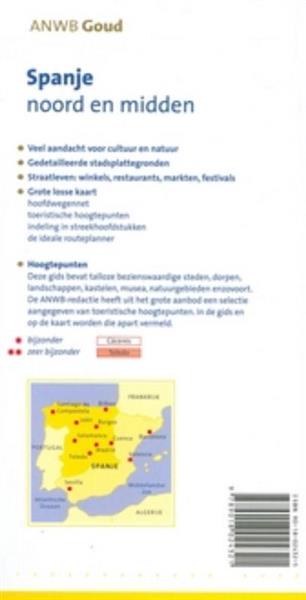 Grote foto spanje noord en midden anwb goud boeken overige boeken