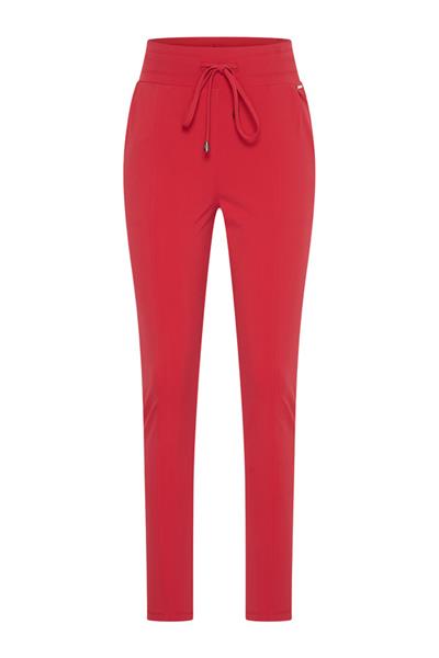 Grote foto travel broek uni 2134 dark red kleding dames broeken en pantalons