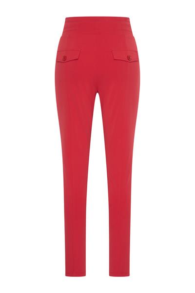 Grote foto travel broek uni 2134 dark red kleding dames broeken en pantalons