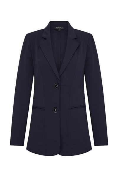 Grote foto travel mid blazer uni dark blue 102a kleding dames jassen zomer