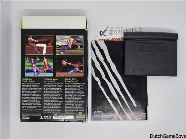 Grote foto atari jaguar fight for life spelcomputers games overige games