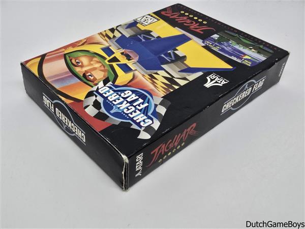 Grote foto atari jaguar checkered flag spelcomputers games overige games