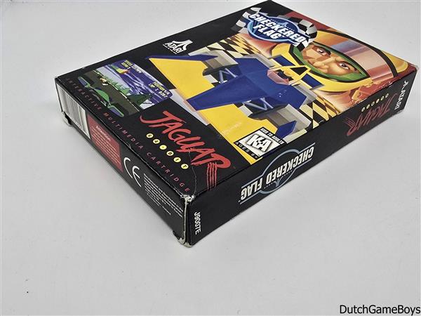 Grote foto atari jaguar checkered flag spelcomputers games overige games