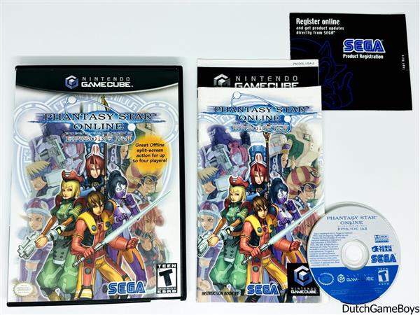 Grote foto nintendo gamecube phantasy star online i ii usa spelcomputers games overige nintendo games