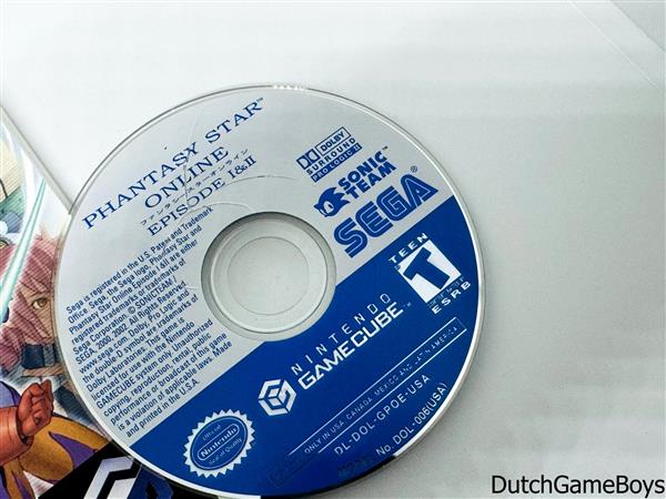 Grote foto nintendo gamecube phantasy star online i ii usa spelcomputers games overige nintendo games