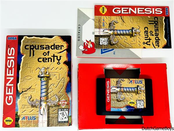 Grote foto sega genesis crusader of centy original spelcomputers games overige merken