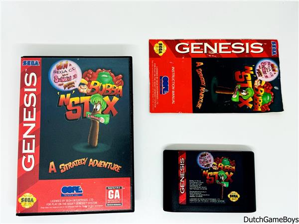Grote foto sega genesis bubba n stix spelcomputers games overige merken