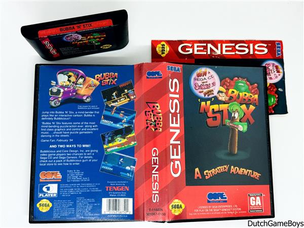 Grote foto sega genesis bubba n stix spelcomputers games overige merken