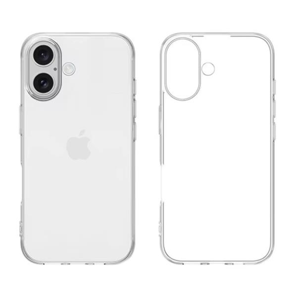 Grote foto iphone 16 transparant hoesje flexibel silicoon case cover hydrogel helder telecommunicatie mobieltjes