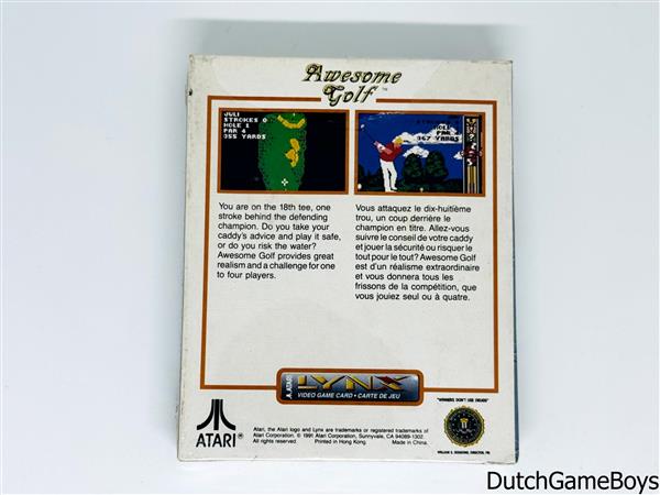 Grote foto atari lynx awesome golf new spelcomputers games overige games