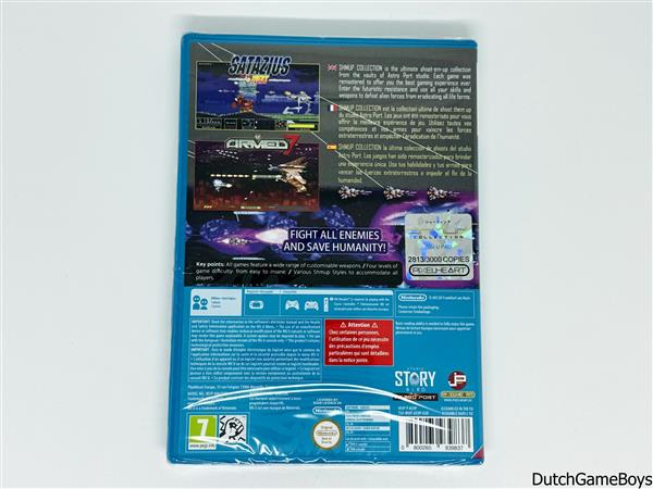 Grote foto nintendo wii u shmup collection 2813 of 3000 eur new sealed spelcomputers games overige games