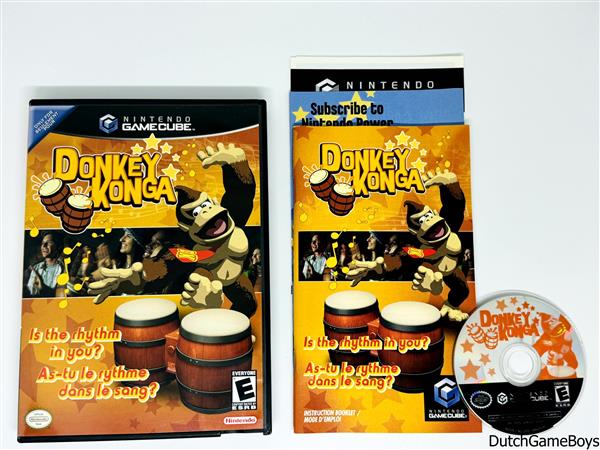 Grote foto nintendo gamecube donkey konga usa spelcomputers games overige nintendo games