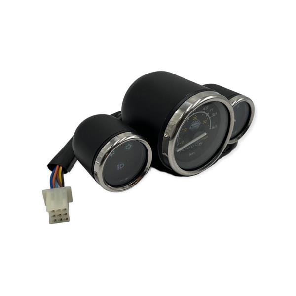 Grote foto km tellerklok zwart euro2 euro3 san remo pico new flash snail dolce vita motoren overige accessoires