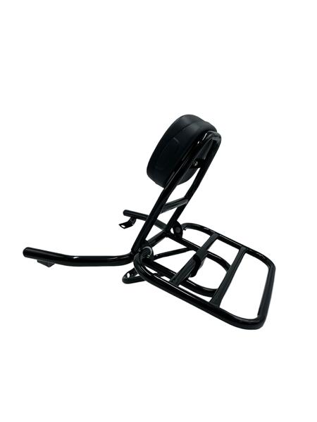 Grote foto achter klapdrager zwart met rugleuning en kussen rso sense riva s felice vx50 s sourini s motoren overige accessoires